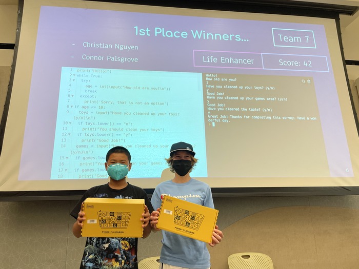 First place winners